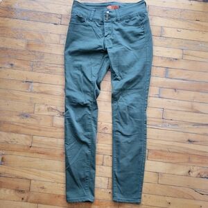 Wax Jean Olive Skinny Jeans